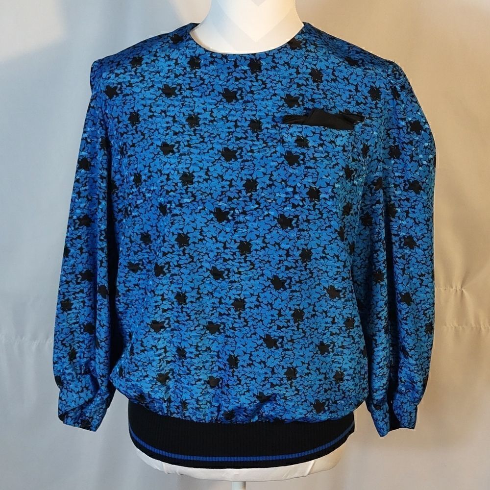 Vtg. B.G.B Floral Blouse 